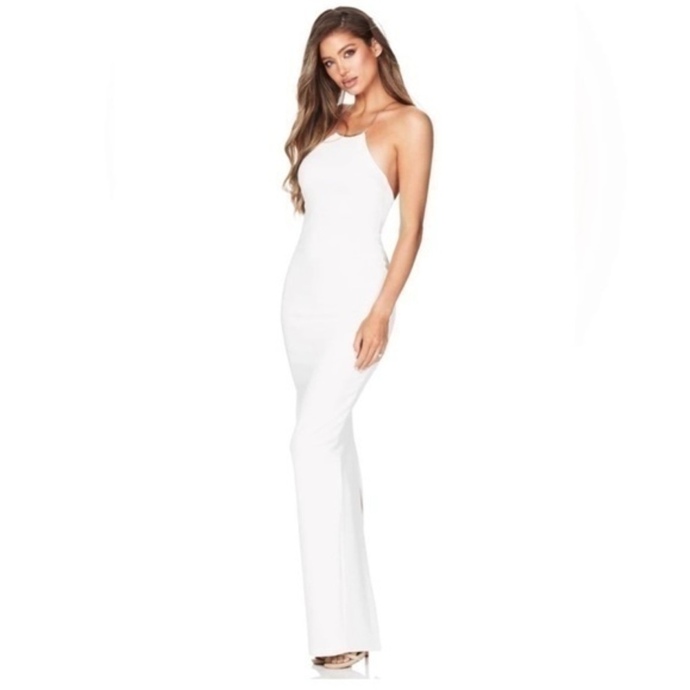 REVOLVE x NOOKIE White Lexi Chain Gown